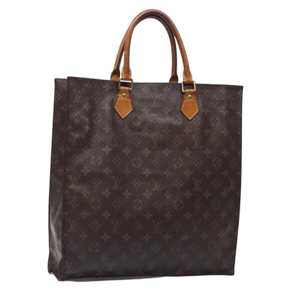LOUIS VUITTON Monogram Sac Plat Hand Bag M51140 - Picture 1 of 12